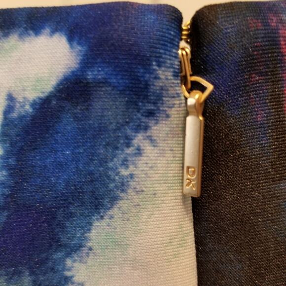 Donna Karan NEW A-Line V Neck Sleeveless Comfortable Short Dress Women's Size 4 - Picture 8 of 15